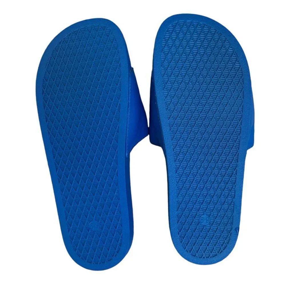GAP Factory Men’s Blue Logo Slip-On Pool Slides. Sandals. Size 8-9. 8. 9. Small.